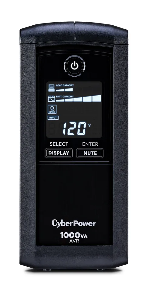 CyberPower CP1000AVRLCD uninterruptible power supply (UPS) 1 kVA 600 W — gallery 22140008